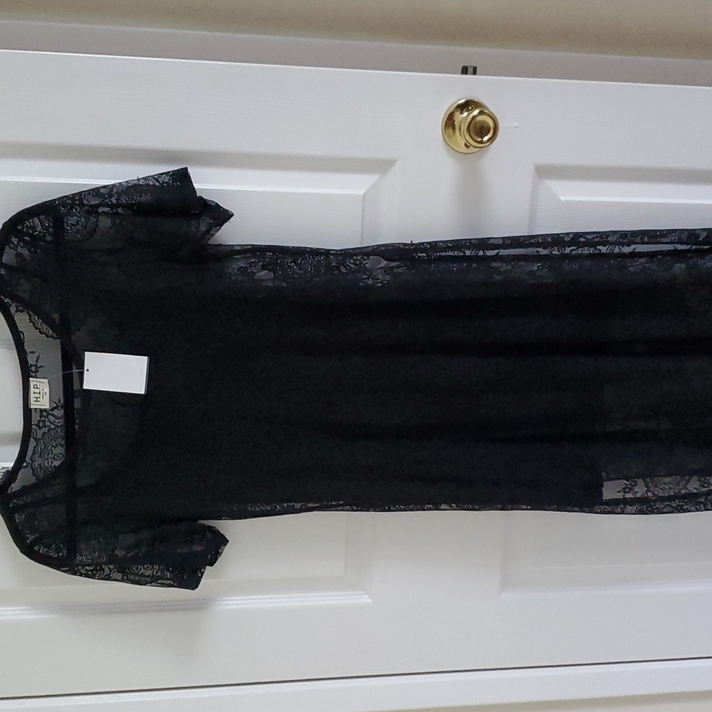 Black lace  pet dress